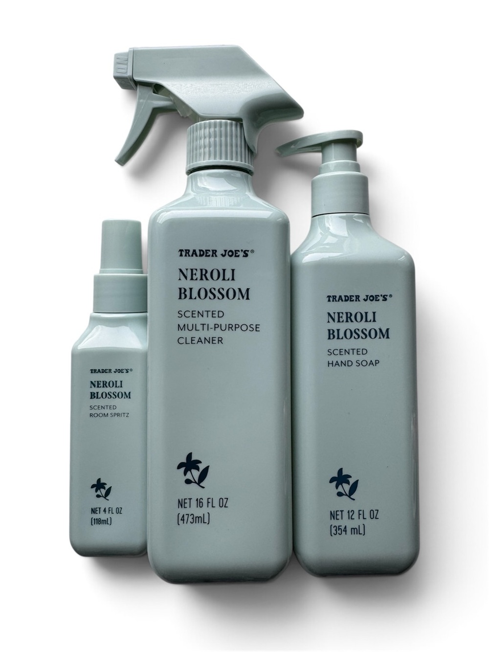 TRADER JOE’S Neroli Blossom Home Care Set of 3 New